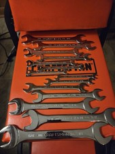 Craftsman Tools Open End Wrench Set Metricsae Polished New Craftsman Tools Open End Wrench Set Metricsae Polished New