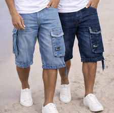 Crosshatch Shorts Mens Combat Multi Pocket Cargo Utility Half Pant Designer