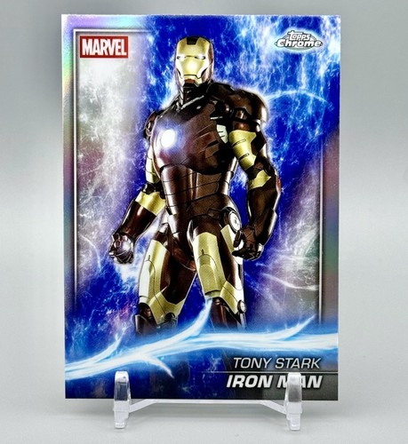 2025 Topps Chrome Marvel Studios Iron Man Refractor #1