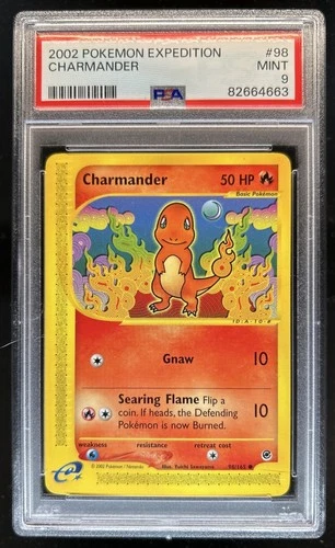 2002 Pokemon Expedition Set Charmander #98/165 PSA 9