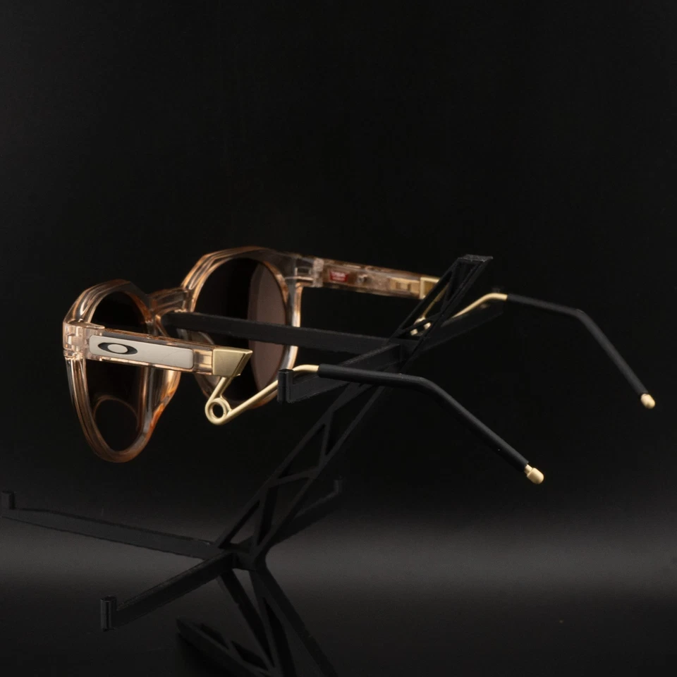 Gafas de sol Oakley HSTN marco marrón/dorado transparente lente dorada HG1 Foto 4 de 4