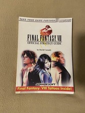 Final Fantasy VIII 8 Official Strategy Guide 1999 Brady Games, W/ Tattoos