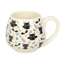 Something Different Cute and Creepy Cat Rounded Mug (SD10148)