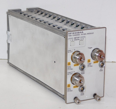 HP 83484A Dual Two Channel 50GHz Electrical Plug In Module Agilent Keysight USA