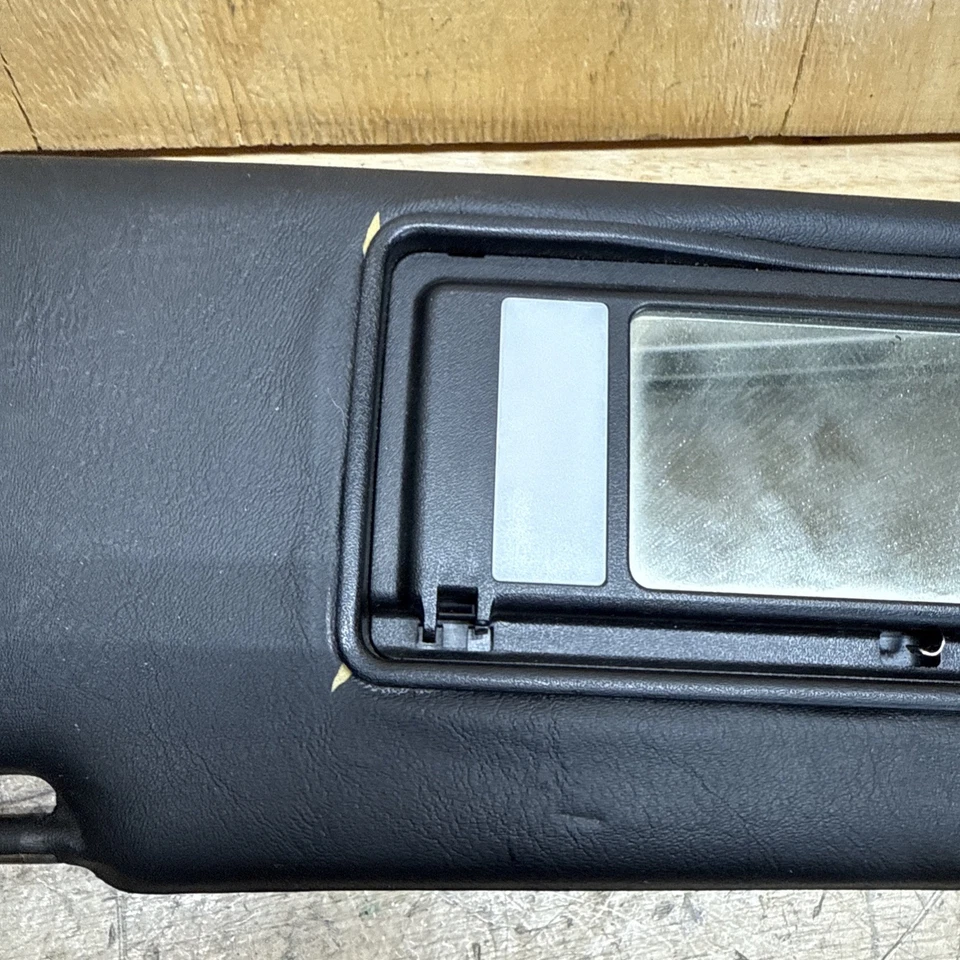 1986-1988 Mercedes-Benz W126 420SEL 300SE 560SEL Black Sunvisors Sun Shade PAIR Foto 3 de 4