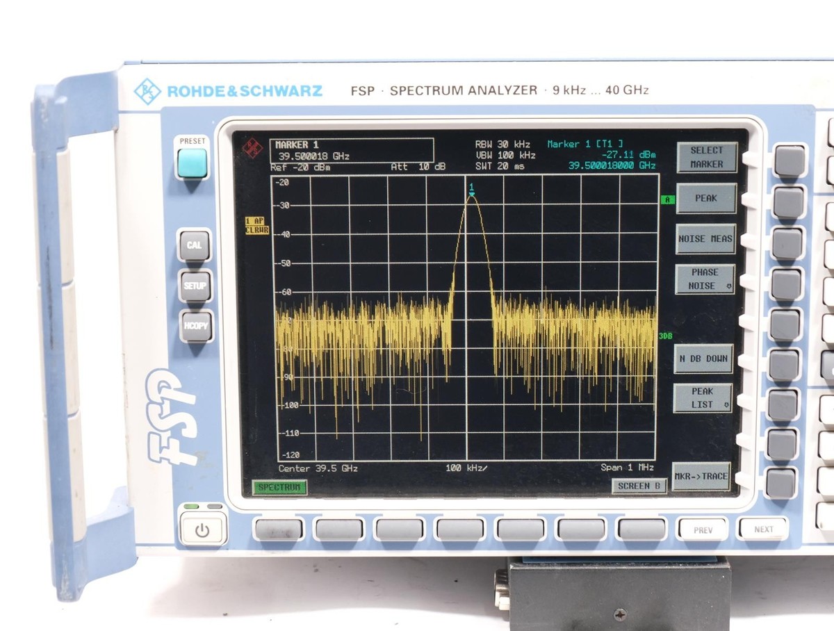 Rohde & Schwarz FSP40 Spectrum Analyzer 9 KHz to 40 GHz 1164.4391
