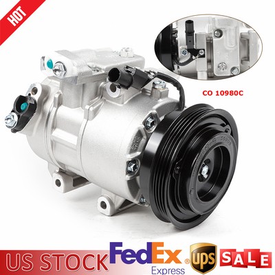 Air Conditioner AC Compressor with Clutch For Kia Rio & Kia Rio5 2006-2011 1.6L