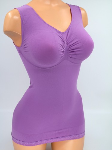 ♥Schlankstütz Bauchkiller-Top Lavendel Gr. XXXL 54/56 *Spitze*SK5+1 AR♥