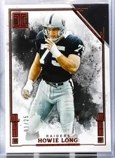 2025 Impeccable Howie Long /25 #37 Los Angeles Raiders