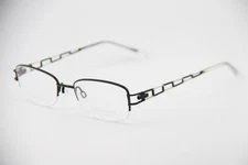 NEW CHARMANT TITANIUM PERFECTION CH10818 BK2 BLACK AUTHENTIC EYEGLASSES 51-18