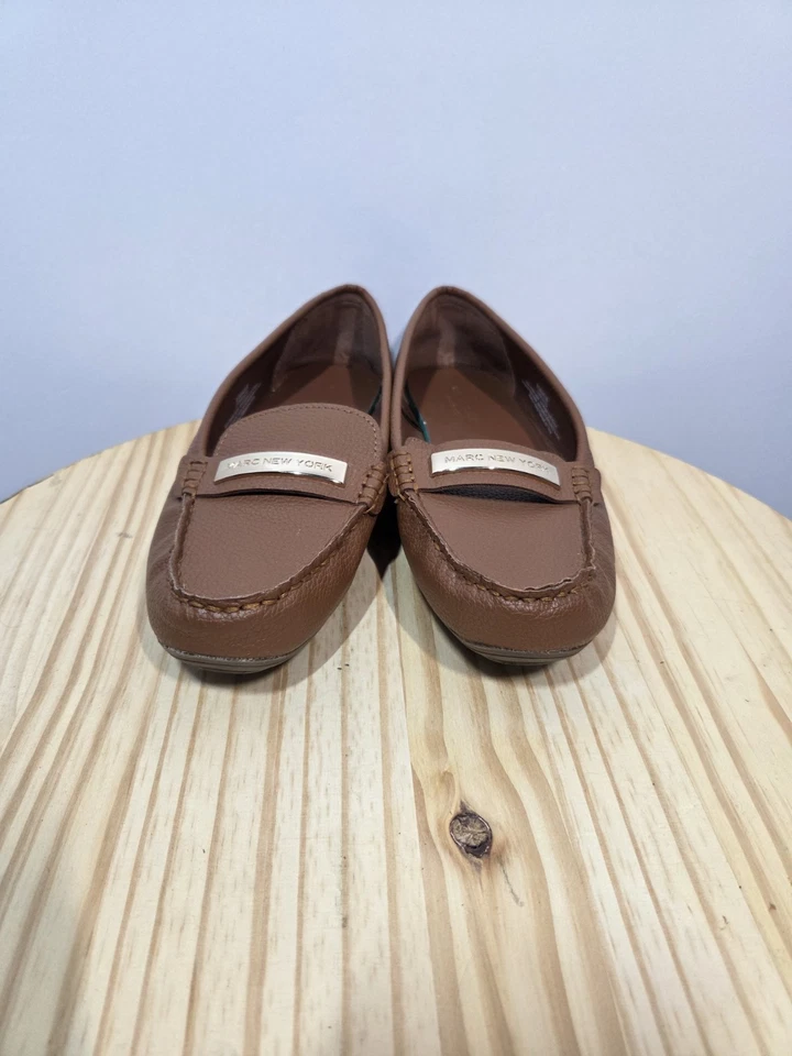 Marc New York Andrew Marc Brown Loafers 9.5 - Image 2 of 4