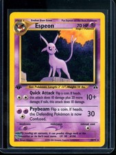 1999 Pokemon Neo Discovery Espeon 1st Edition 20/75 on eBay