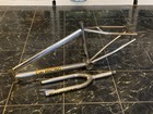 Poignées Guidon Vintage ODI Mushroom Pour BMX Old School - Bleu - Neuf NOS