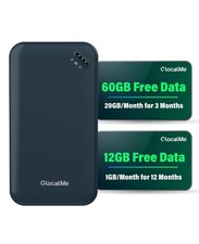 GlocalMe UPP 4G Mobile Hotspot with 60GB US Data 12GB Global 72GB