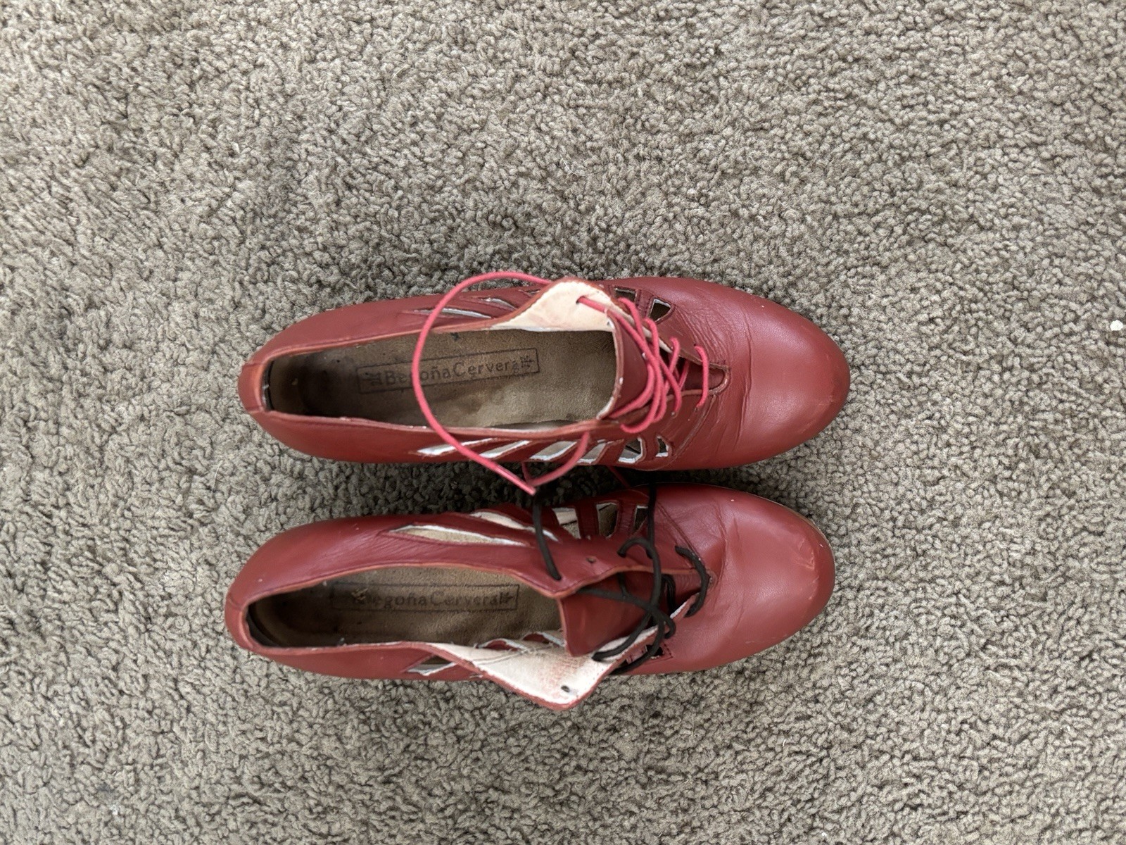 Zapatos de Flamenca Begoña Cervera Mujer Rojo Talla 37