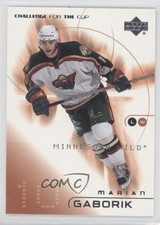 2001-02 Upper Deck Challenge for the Cup Marian Gaborik #42 2u3