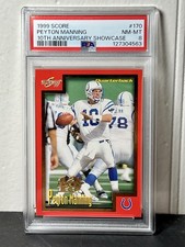 1999 Score Showcase #170 Peyton Manning #/1989 PSA 8 (Freshly Graded)