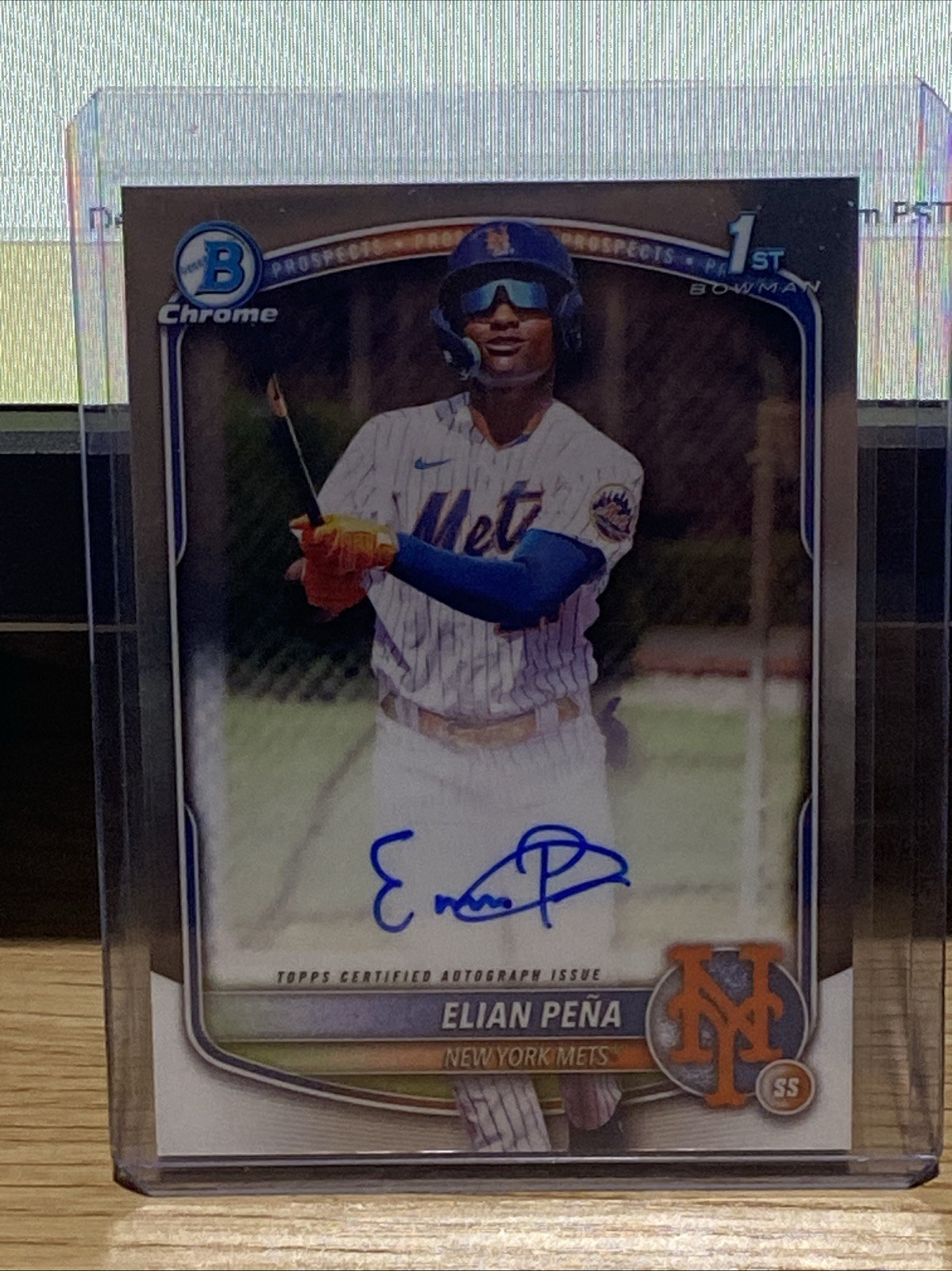 2025 Bowman Chrome - Prospect Autographs Elian Pena, Elian Pena #CPA-EP (AU, RC)