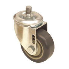 GRAINGER APPROVED P12S-UP030D-ST12 Stem Caster,3"dia,Polyurethane,300lb 487G45