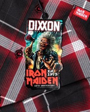 Dixxon Flannel Co. "Iron Maiden 50th Anniversary" Mens Large NIB. Sold Out