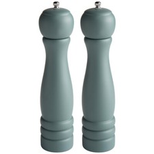 Choice 10" Wooden Salt / Pepper Mill - 2/Set select color below 