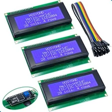 3pcs IIC I2C 2004 LCD Module 20x04 LCD Screen Module Display for Arduino Rasp...