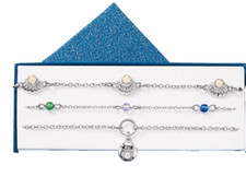 Avon 2014 Ocean Tides 3 Piece Anklet Set