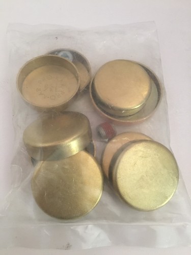 92-02 Chevrolet GM DIESEL 395 6.5L OHV V8 BRASS FREEZE PLUGS - Picture 6 of 6