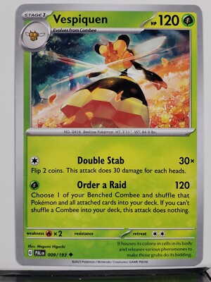 Vespiquen 009/193 NM / M - Paldea Evolved Scarlet Violet Pokemon Card | eBay