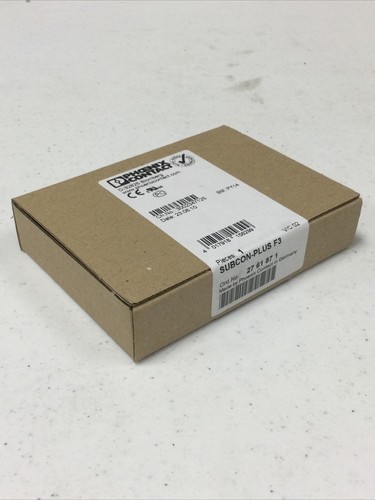 NEW, PHOENIX CONTACT 27 61 87 1 / 2761871 SUBCON-PLUS F3 D-SUB CONNECTOR - Picture 9 of 10