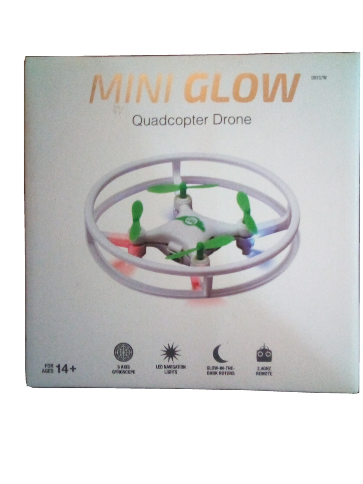 sky rider mini glow quadcopter drone