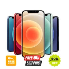 Apple iPhone 12 128GB 64GB Unlocked Verizon US Cellular White Blue 5G 