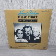 THESE THREE Laserdisc LD VERY GOOD CONDITION VERY RARE MERLE OBERON JOEL McCREA