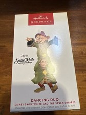 Hallmark Keepsake 2023 Disney Snow White And The Seven Dwarfs Dancing Duo NIB
