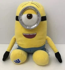Minions Illumination Build A Bear Workshop Stuart Minion Plush Toy 12" BABW