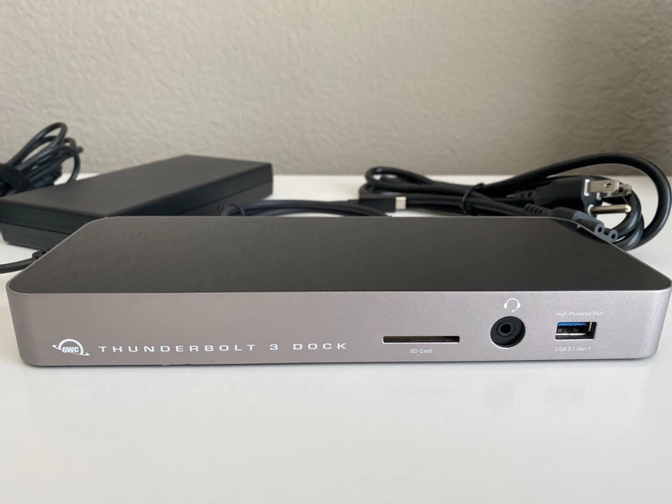 Estación de acoplamiento OWC 13 puertos Thunderbolt 3 - Firewire 800, OWCTB3DK13PSG Mac PC Foto 2 de 4