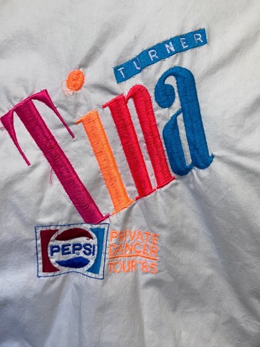 Tina Turner Private Dancer Pepsi 1985 Tour Jacket Windbreaker S/M (ca1.3) - Picture 9 of 18