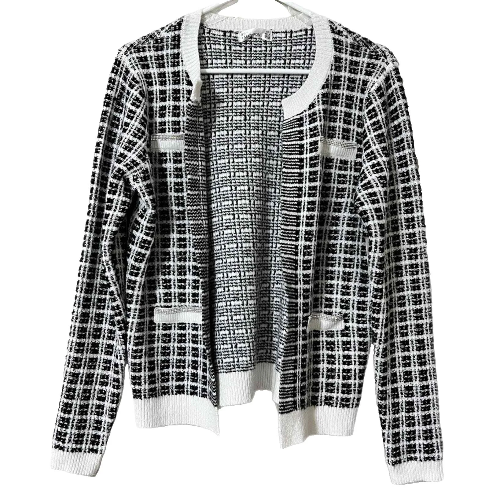 Checked Cardigan Formal Sweaters for Women