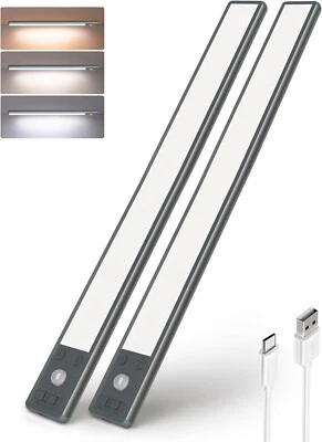 Küche Unterbauleuchte 2x LED Schrank Treppe mit Bewegungsmelder Dimmbar USB B742 - Bild 1 von 4