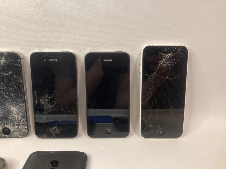 Lote Teléfono (8) 1 Tablet, iPhone 3G, 4,5 Necesita Reparación Piezas Rotas Foto 3 de 4