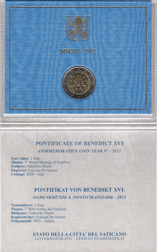 VATIKAN: FDC MÜNZE / OFFIZIELLER PROOF EURO VON 2006 BIS 2017, ANSEHEN! - Bild 10 von 56