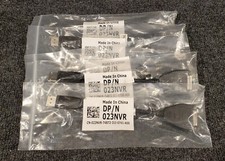 LOT OF 5 GENUINE OEM DELL DVI - DISPLAY PORT ADAPTER DP/N 023NVR