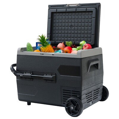 SMAD 2.3Cu.Ft/65L Car Fridge/Freezer DC12V/24V Compressor Cooler RV Refrigerator