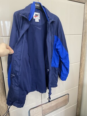 Nike SSC Napoli 1997-1998 Vintage Football Soccer Rain Wind Jacket