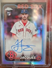 2024 Topps Chrome Joe Jacques Rookie On-Card AUTO Refractor /499 RA-JJQ Red Sox
