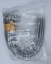 10 Pk - PROCURU 24" Stainless Steel Braided Faucet Connectors 3/8"COMP x 1/2"FIP