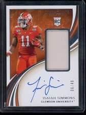 2020 Immaculate Isaiah Simmons RPA /49 #126