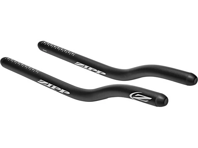 ZIPP Vuka Alumina Race (S-Bend) 22.2mm Aerobar Extensions, Black