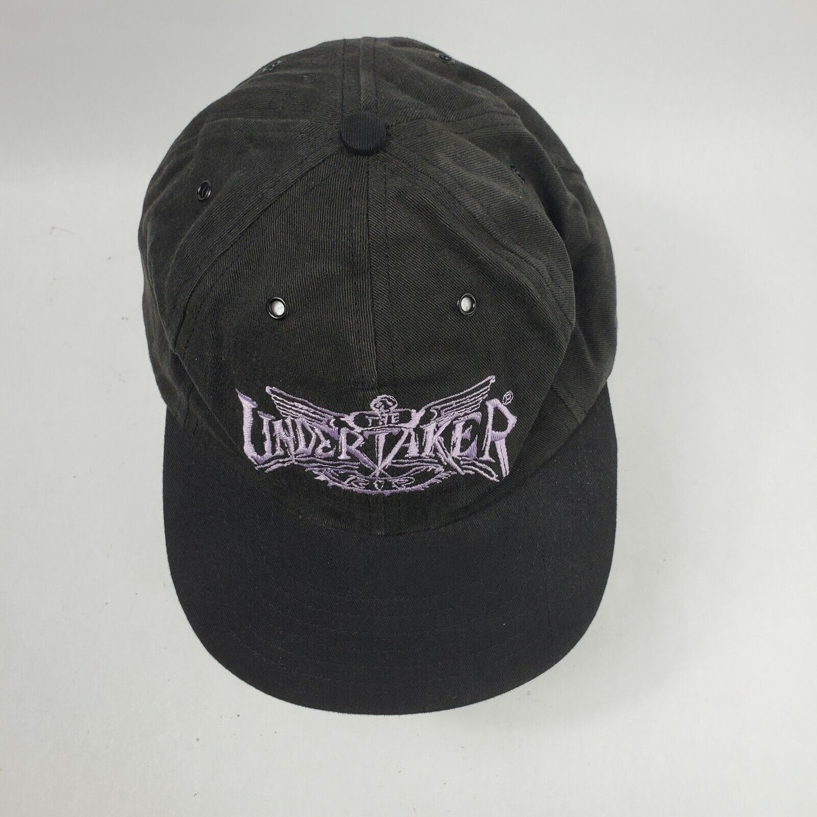 Vintage WWF Undertaker Snapback Hat Black Embroidered WWE 1994 90s ...