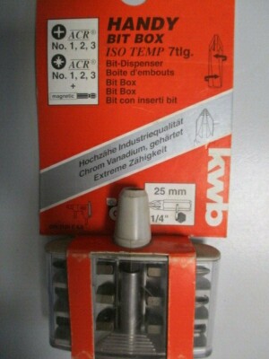 KWB 1521-00  Handy Bit-Box Iso Temp  7-tlg  Standard  (CO25)